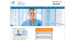 Desktop Screenshot of nursesdevelopmentcenter.com