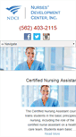 Mobile Screenshot of nursesdevelopmentcenter.com